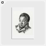 アートポストカード-Portrait of a black man - ジャン ベルナール Postcard.