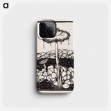 Dripping mushroom - ユリー デ フラーハ Phone Case.