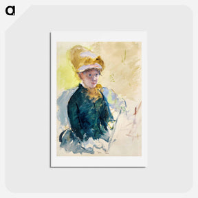 アートポストカード-Mary Cassatt Self-Portrait - メアリー カサット Postcard.