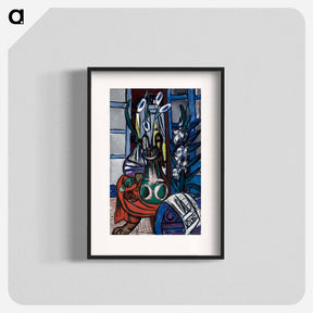 アートポスター-Large Still Life Interior (Blue)
 - セントルイス美術館 Poster.