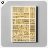 アートパネル-Nineteenth-Century Ornament
 - 装飾の文法 Canvas.