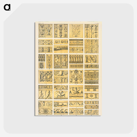 アートポストカード-Nineteenth-Century Ornament
 - 装飾の文法 Postcard.