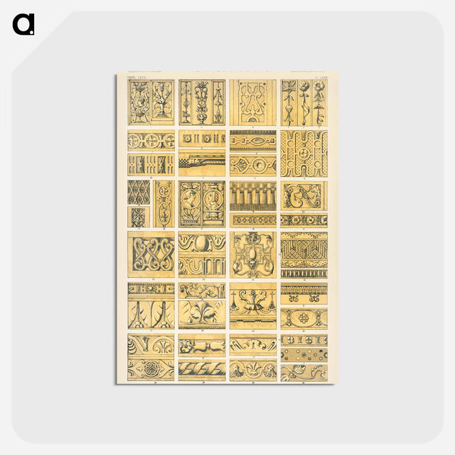 アートポストカード-Nineteenth-Century Ornament
 - 装飾の文法 Postcard.