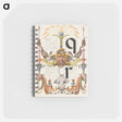 アートメモ帳-Guide for Constructing the Letters q and r from Mira Calligraphiae Monumenta
 - 書道のお手本 Memo.