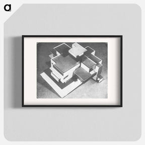 アートポスター-Model private house - テオ ファン ドゥースブルフ Poster.