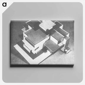 アートパネル-Model private house - テオ ファン ドゥースブルフ Canvas.