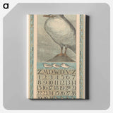 Kalenderblad maart met zilvermeeuw - テオ ヴァン ホイテマ Canvas.