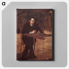 アートパネル-Portrait of Professor William D. Marks - トーマス エイキンズ Canvas.