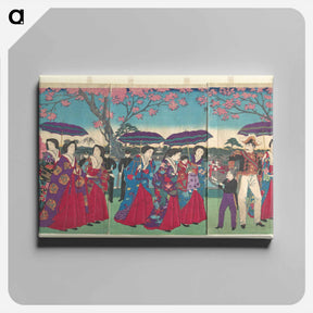 アートパネル-Woman
 - 歌川 広重 Canvas.