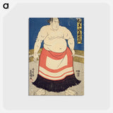 アートポストカード-Sumo-e Woodblock Print
 - 歌川 国貞 Postcard.
