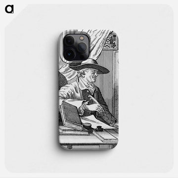 English librettist Thomas Morell - ウィリアム ホガース Phone Case.