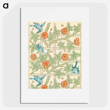 アートポスター-Trellis - ウィリアム モリス Poster.