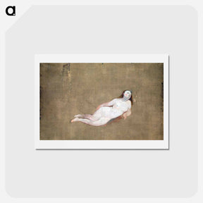 アートポストカード-Two Recumbent Nude - ウィリアム ターナー Postcard.