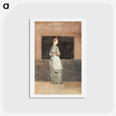 アートポストカード-Blackboard - ウィンスロー ホーマー Postcard.