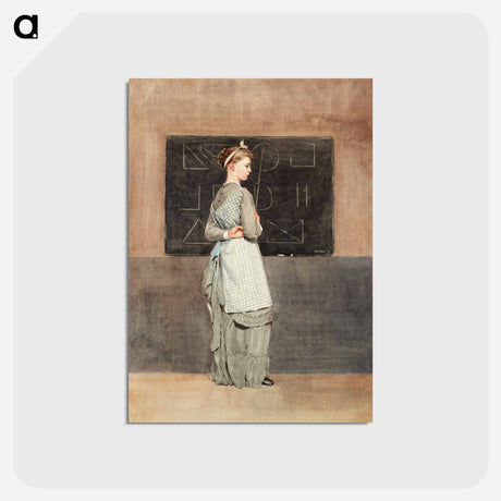 アートポストカード-Blackboard - ウィンスロー ホーマー Postcard.