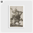 アートポストカード-Peasant Couple Dancing - アルブレヒト デューラー Postcard.