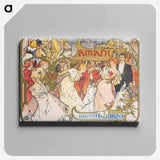 The Lovers - アルフォンス ミュシャ Canvas.