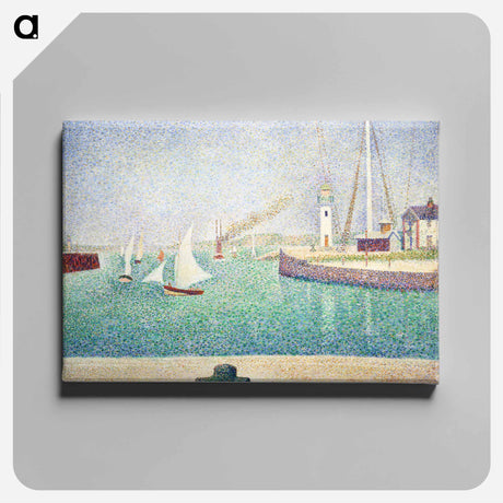 アートパネル-Entrance of The Port of Honfleur
 - バーンズ・コレクション Canvas.