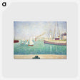 アートポストカード-Entrance of The Port of Honfleur
 - バーンズ・コレクション Postcard.