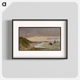 Impressionist. Landscape with coast. - Claude Monet Poster.