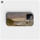 Impressionist. Landscape with coast. - Claude Monet Phone Case.