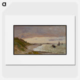 Impressionist. Landscape with coast. - Claude Monet Poster.