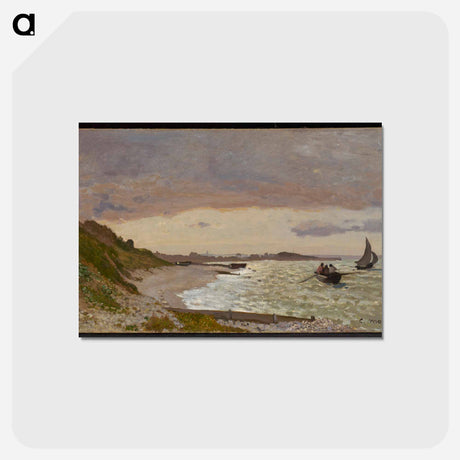 アートポストカード-Impressionist. Landscape with coast. - クロード モネ Postcard.