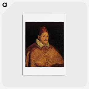 アートポストカード-Pope Innocent X - ディエゴ ベラスケス Postcard.
