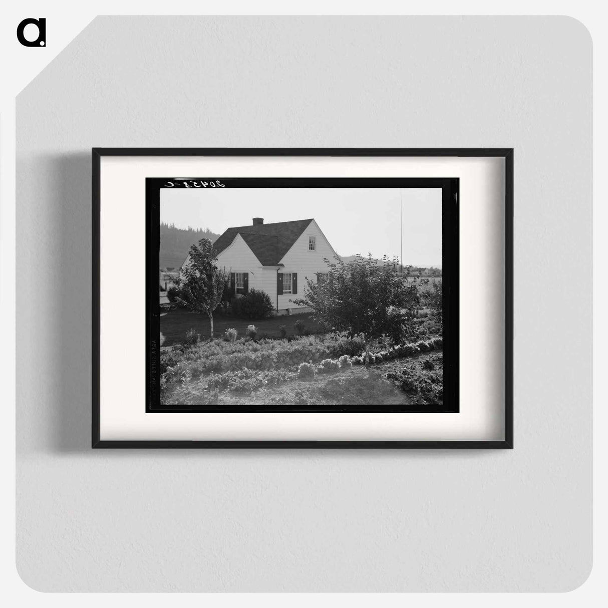 Untitled photo, possibly related to: Washington, Cowlitz County, Longview. Home on Longview homestead project - Dorothea Lange Poster.