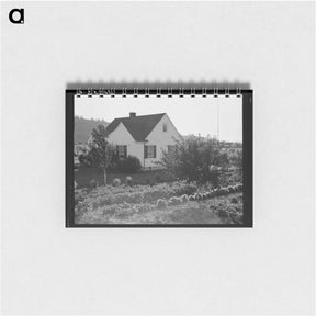 アートメモ帳-Untitled photo, possibly related to: Washington, Cowlitz County, Longview. Home on Longview homestead project - ドロテア ラング Memo.