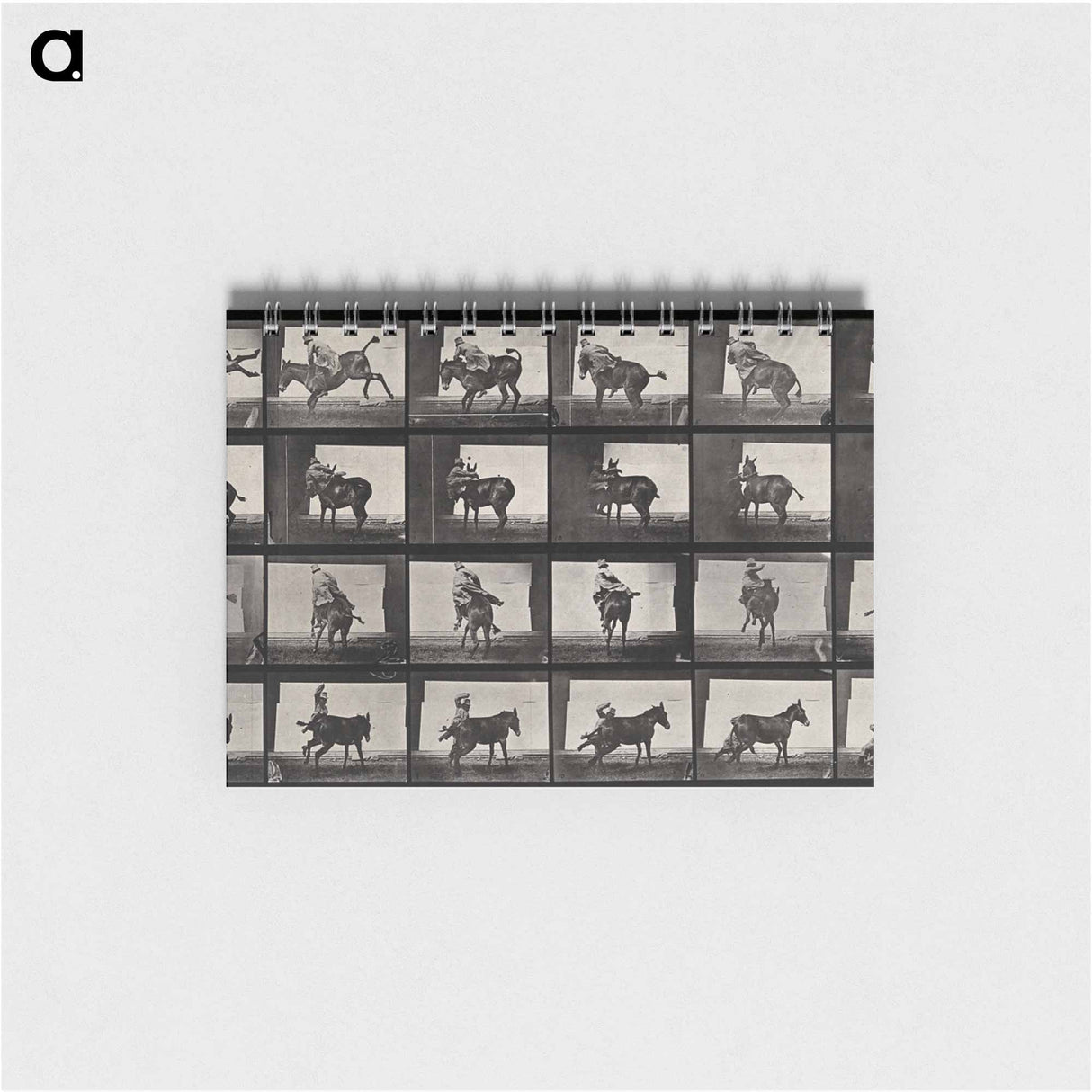 アートメモ帳-Falling From Horseback
 - エドワード マイブリッジ Memo.