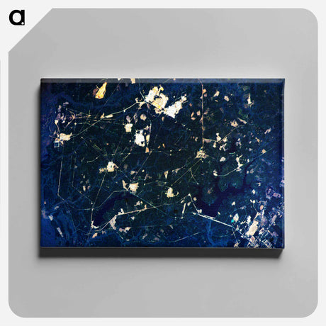 アートパネル-Savannah River Site, South Carolina
 - 上空からの地球 Canvas.