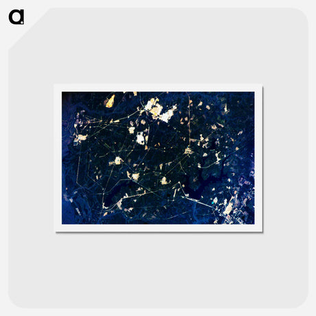 アートポストカード-Savannah River Site, South Carolina
 - 上空からの地球 Postcard.