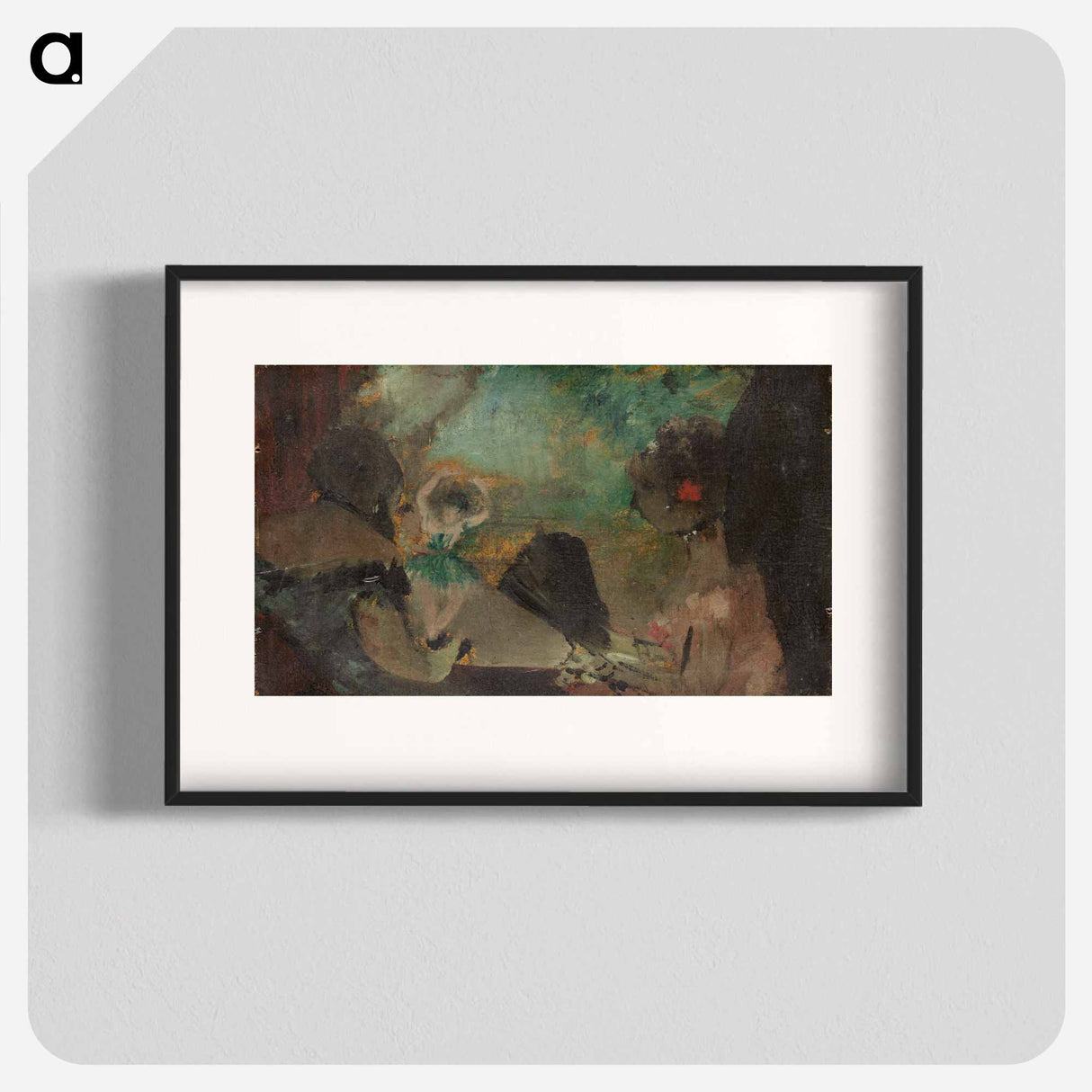 The Loge - Edgar Degas Poster.