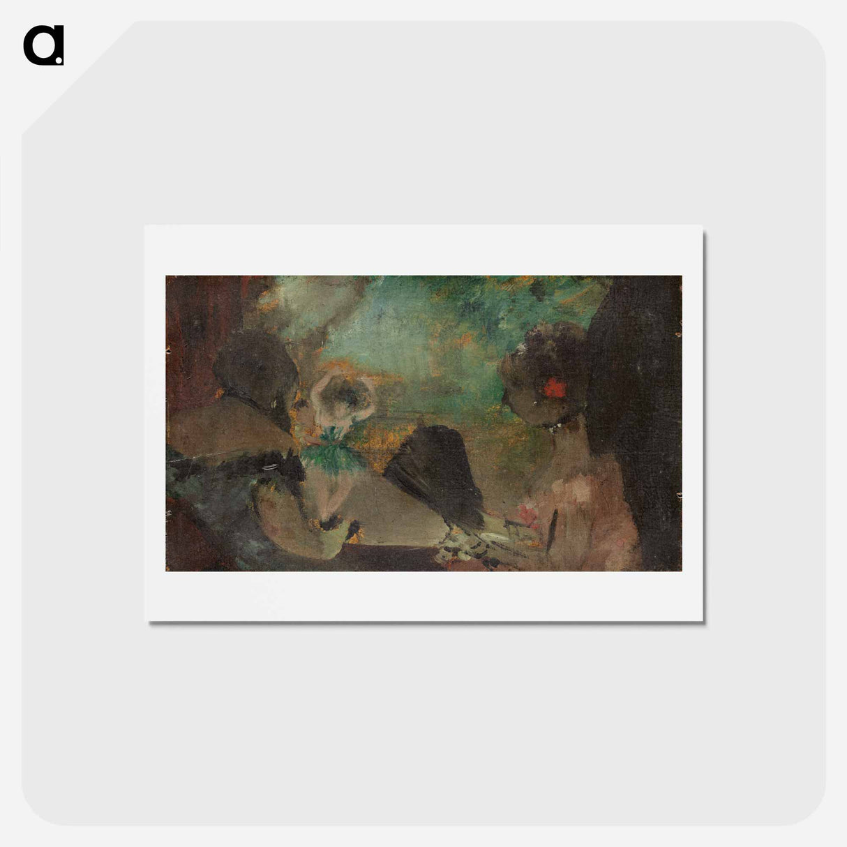 アートポストカード-The Loge - エドガー ドガ Postcard.