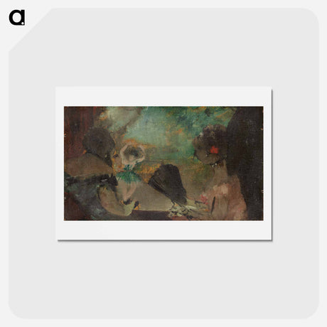 アートポストカード-The Loge - エドガー ドガ Postcard.
