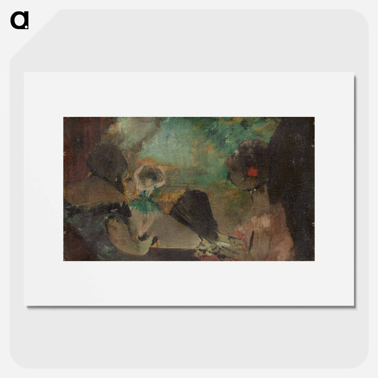 The Loge - Edgar Degas Poster.