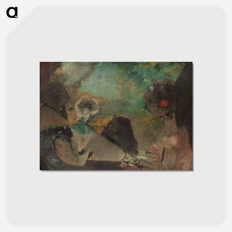 アートポストカード-The Loge - エドガー ドガ Postcard.