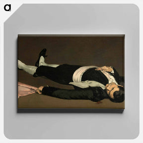 アートパネル-The Dead Toreador - エドゥアール マネ Canvas.