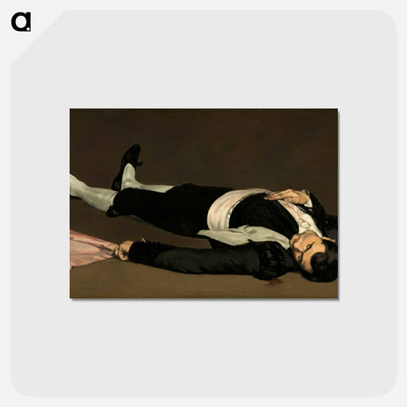 アートポストカード-The Dead Toreador - エドゥアール マネ Postcard.