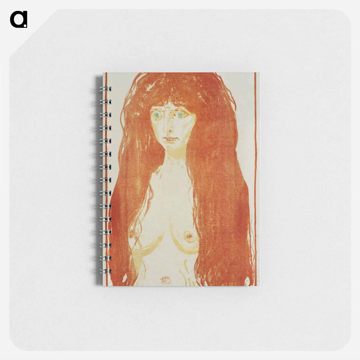 The Sin, Woman with Red Hair and Green Eyes - エドヴァルド ムンク Memo.