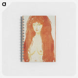 The Sin, Woman with Red Hair and Green Eyes - エドヴァルド ムンク Memo.