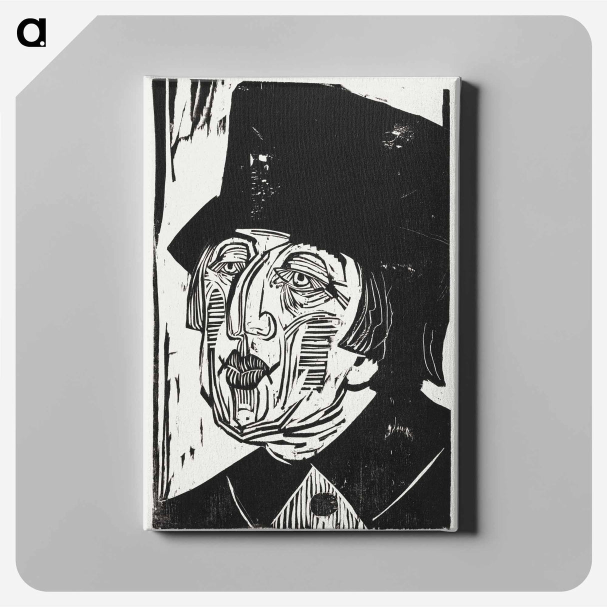 アートパネル-Annette Kolb print in high resolution by Ernst Ludwig Kirchner - エルンスト ルートヴィヒ キルヒナー Canvas.