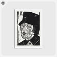 アートポストカード-Annette Kolb print in high resolution by Ernst Ludwig Kirchner - エルンスト ルートヴィヒ キルヒナー Postcard.