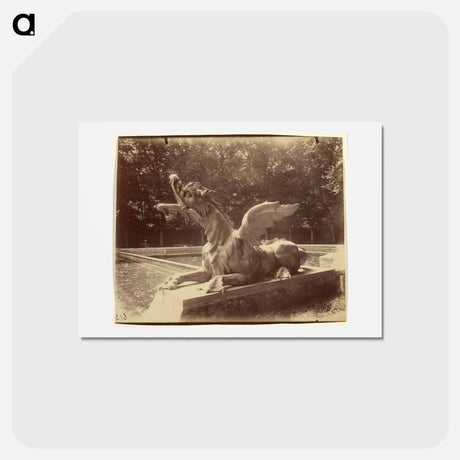 アートポストカード-Grand Trianon, Dragon par Hardy
 - ウジェーヌ アジェ Postcard.
