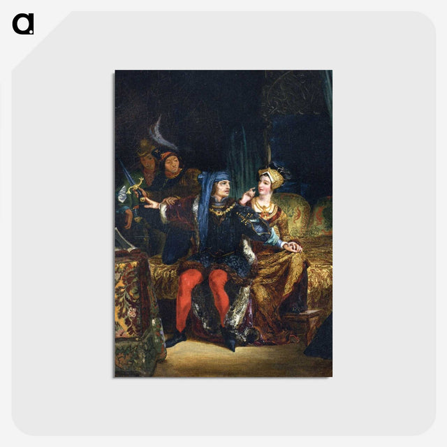 2-12_Eugene-Delacroix_postcard