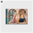 アートポストカード-Annunciation - フラ アンジェリコ Postcard.