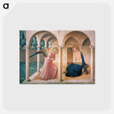 アートポストカード-Annunciation - フラ アンジェリコ Postcard.