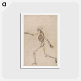 アートポストカード-Human Skeleton, Lateral View
 - ジョージ スタッブス Postcard.