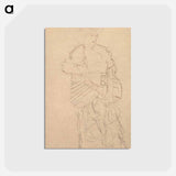 アートポストカード-Hermine Gallia by Gustav Klimt - グスタフ クリムト Postcard.